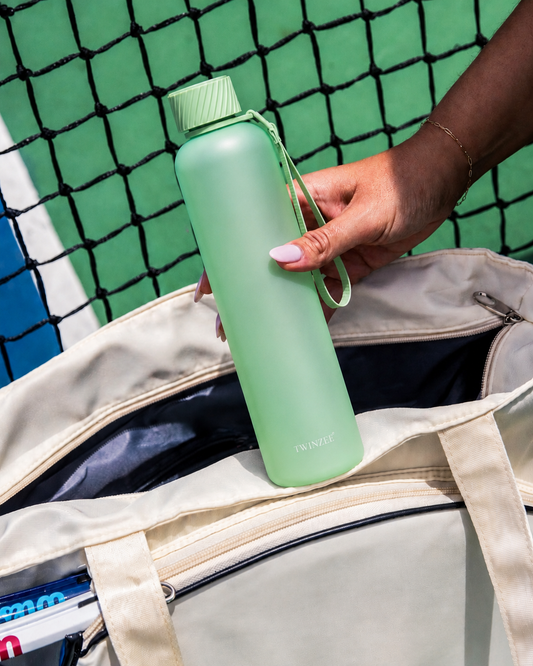 Twinzee Gourde Tritan - Anti-Fuite et sans BPA pour le Sport, l'École et le Bureau - Gourde Compatible Lave-Vaisselle